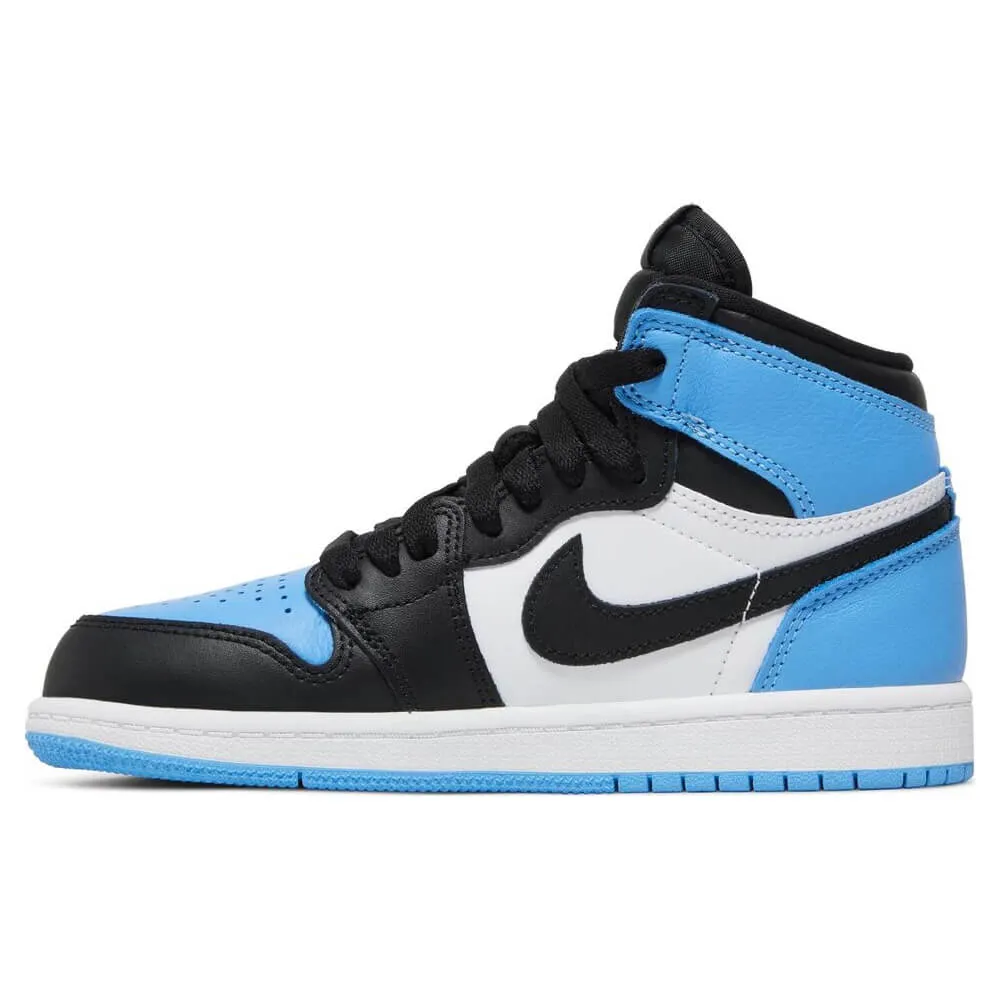 Nike Air Jordan 1 Retro High OG PS UNC Toe, white/black/blue