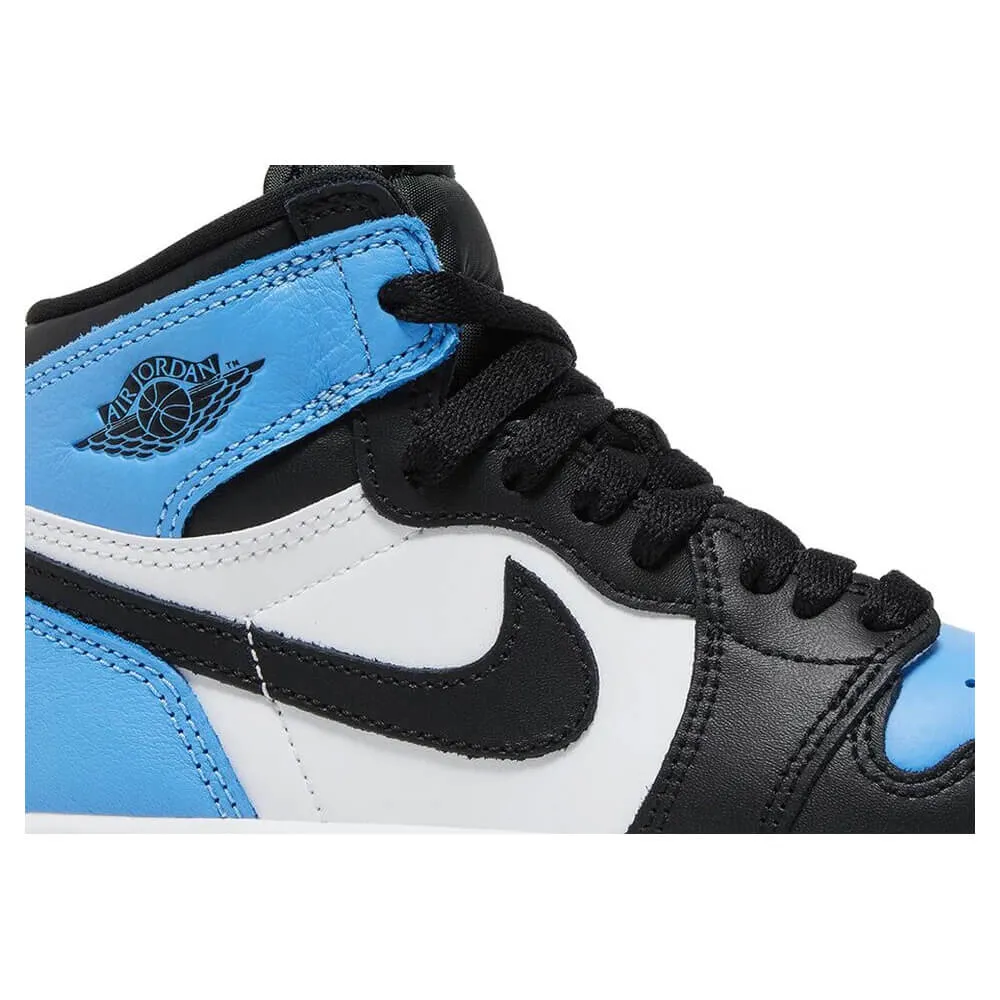 Nike Air Jordan 1 Retro High OG PS UNC Toe, white/black/blue