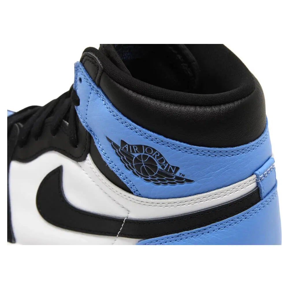 Nike Air Jordan 1 Retro High OG UNC Toe, Black/Light Blue/White