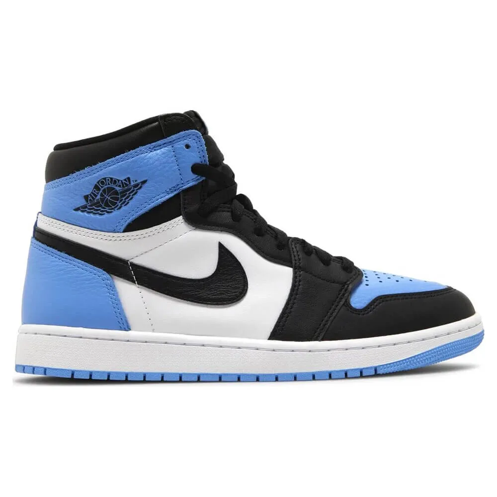 Nike Air Jordan 1 Retro High OG UNC Toe, Black/Light Blue/White