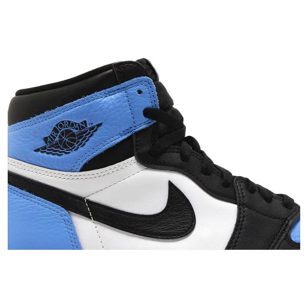 Nike Air Jordan 1 Retro High OG UNC Toe, Black/Light Blue/White