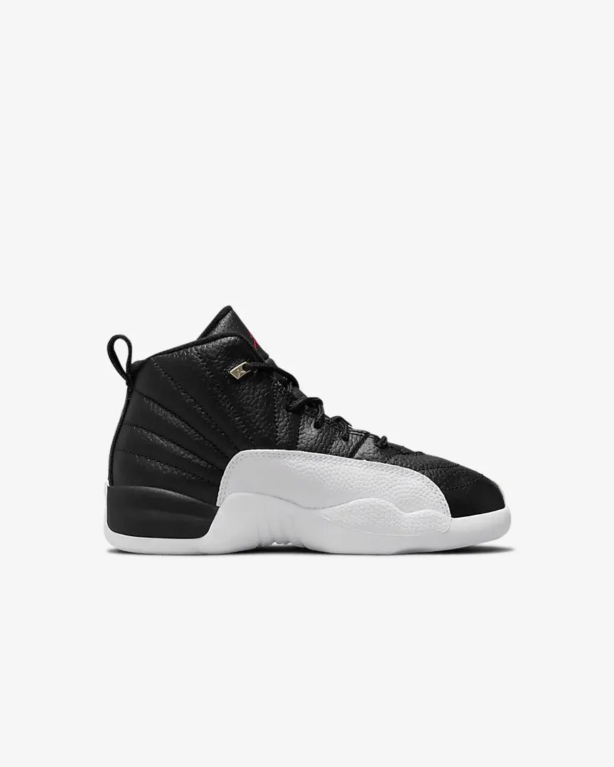 Nike Air Jordan 12 Retro Sneakers, Black/White