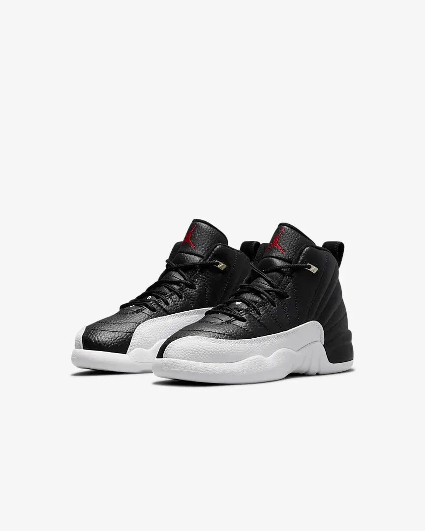 Nike Air Jordan 12 Retro Sneakers, Black/White