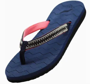 Norty Flip Flops - Navy Jewel - #6463-6467