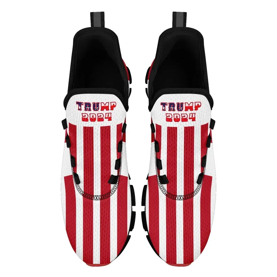 Personalized Trump Fashion Cloud Sneakers, Custom MAGA Comfortable Shoes, Trump 45-47 Shoes