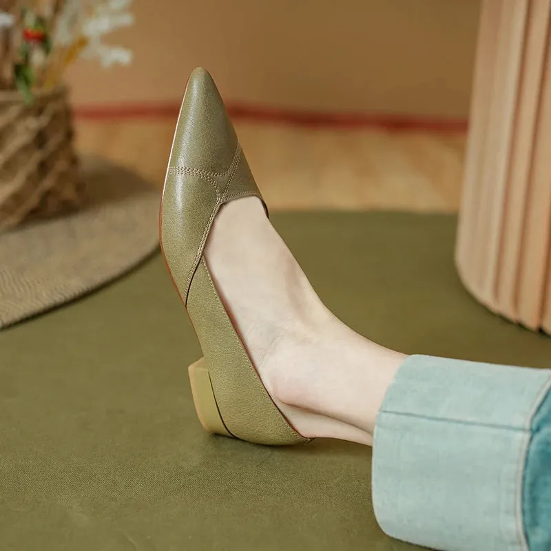 Simple and Stylish Everyday Pointed Toe Flats