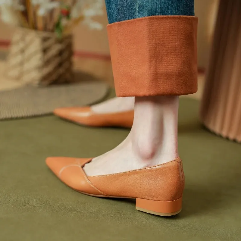 Simple and Stylish Everyday Pointed Toe Flats