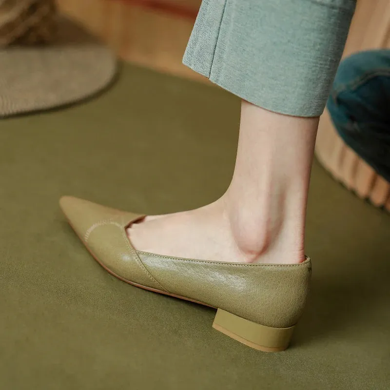 Simple and Stylish Everyday Pointed Toe Flats