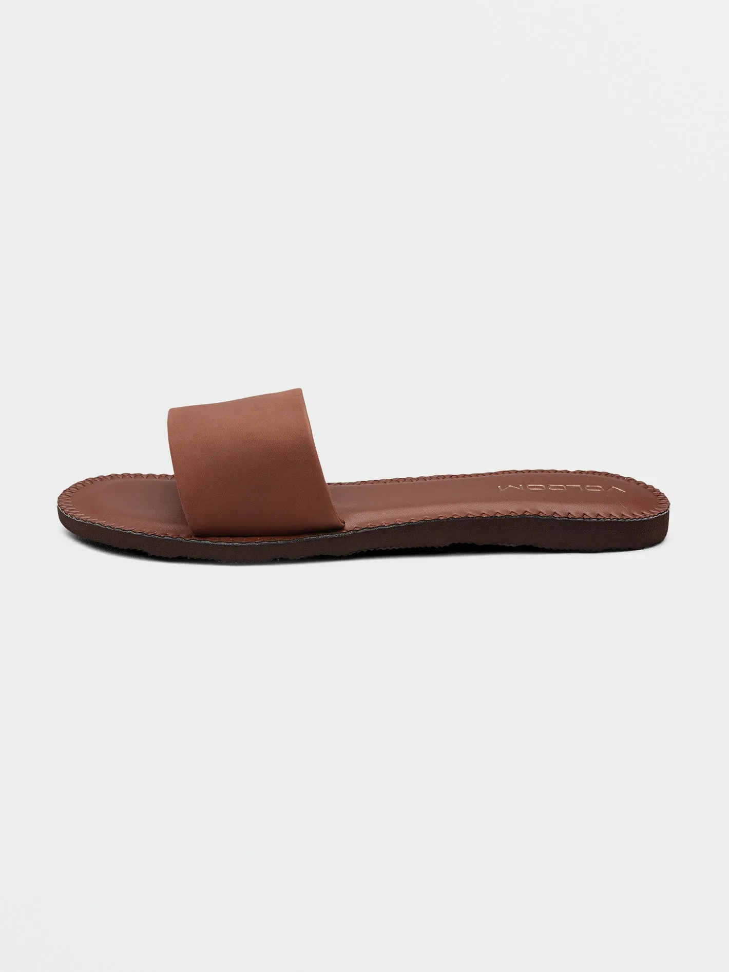 Simple Slide Sandals - Dark Clay