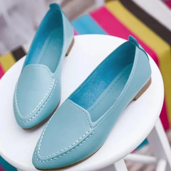 Summer Style Slip On Pointed Shoes