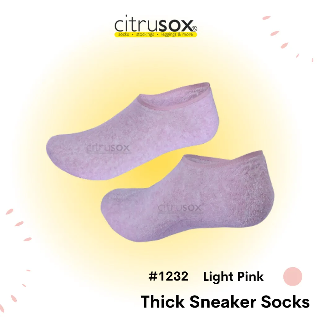 Thick Sneaker Socks with Non-slip Heel