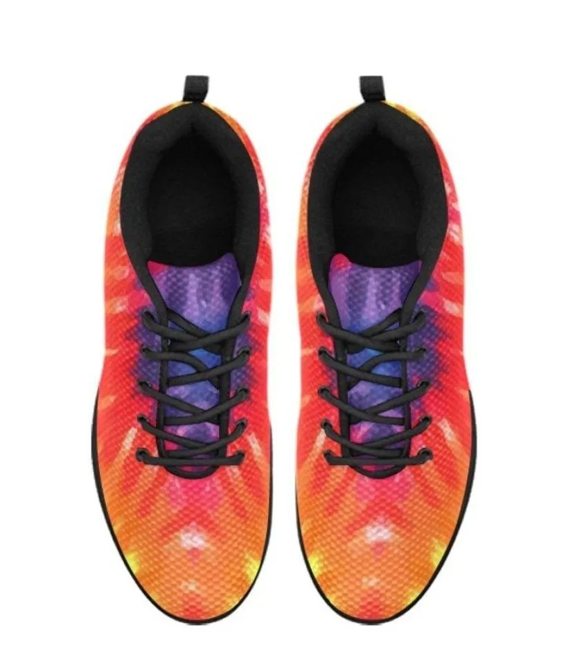 Uniquely You Sneakers for Women, Orange Tie-Dye  - Running Shoes